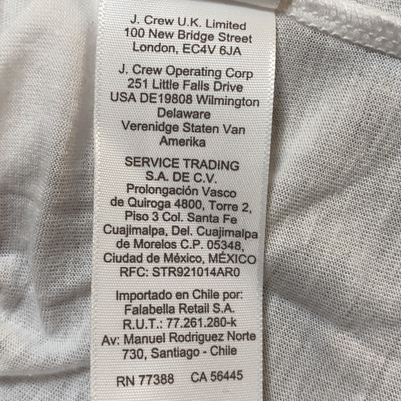 New J Crew white T Shirt size 2X - Picture 8 of 8